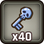 40 Dungeon Keys