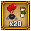 20 Balloon Buster Scrolls